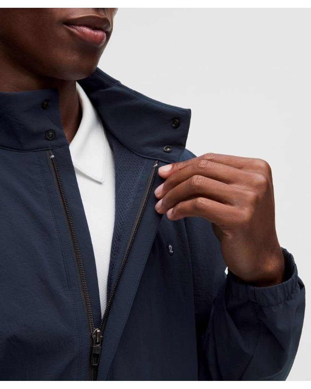 lululemon athletica Blue – Insulated Ripstop Golf Half Zip Sweatshirt – – Size Small for men