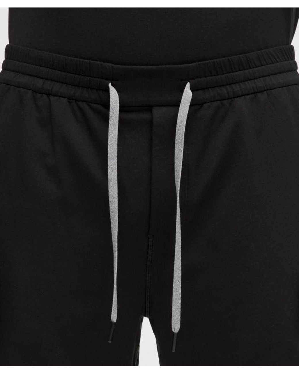 lululemon athletica Black Soft Jersey Short 5" for men