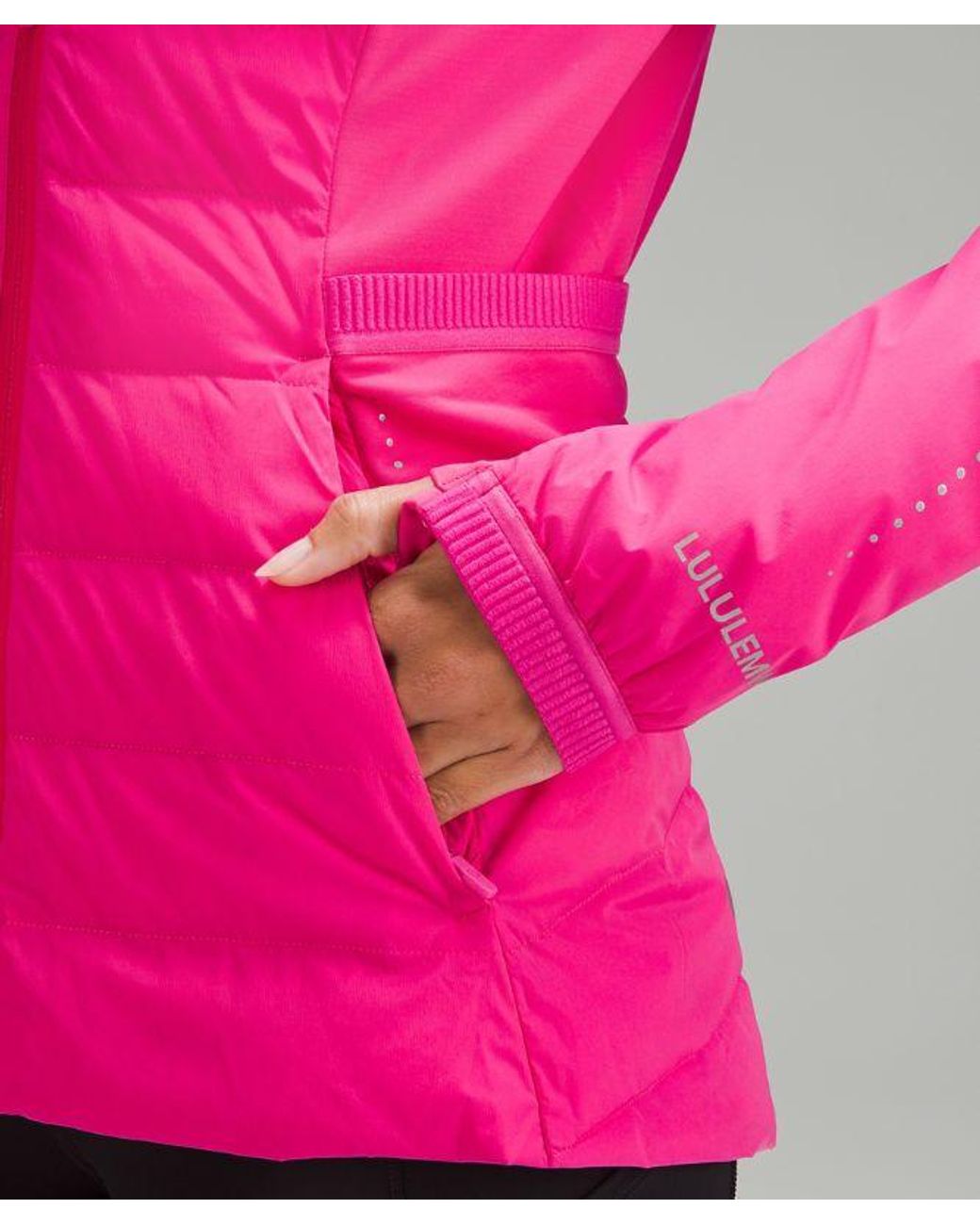 lululemon athletica Pink – Down For It All Jacket – /Neon – Size 12