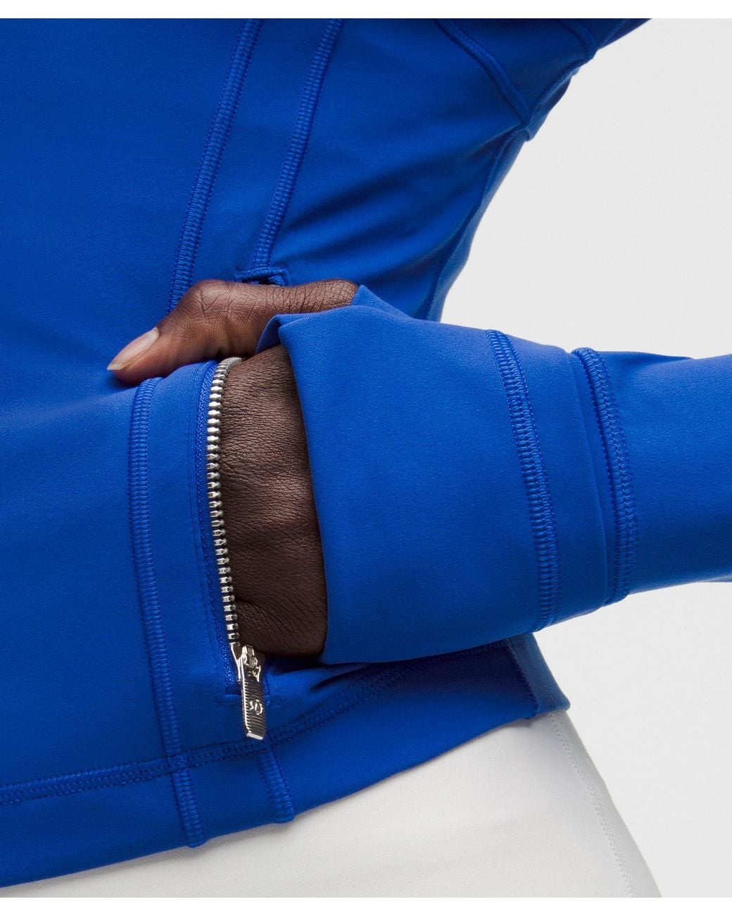 lululemon athletica Blue Define Cropped Jacket