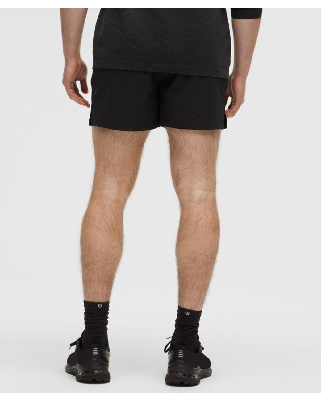 lululemon athletica Black License To Train Linerless Short 5" for men