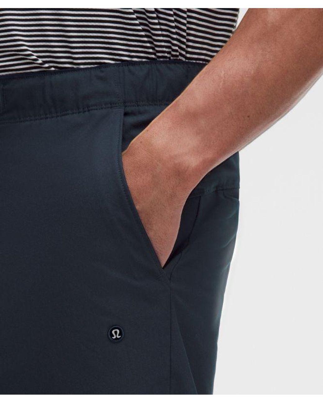 lululemon athletica Blue – Stretch Relaxed-Fit Golf Shorts – 9" – – Size 12 for men