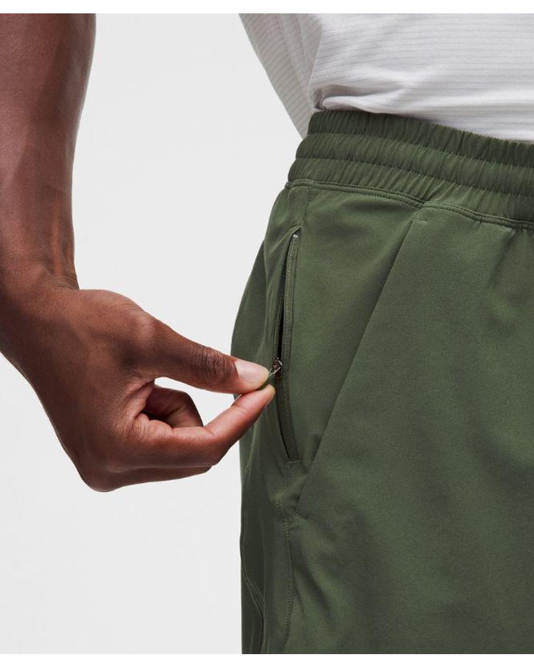 lululemon athletica Gray Pace Breaker Linerless Short 7" for men