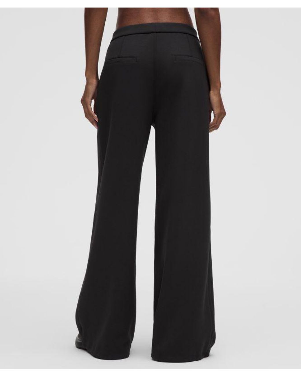 lululemon athletica Black – Smooth Spacer High-Rise Wide-Leg Pants Regular – – Size Large