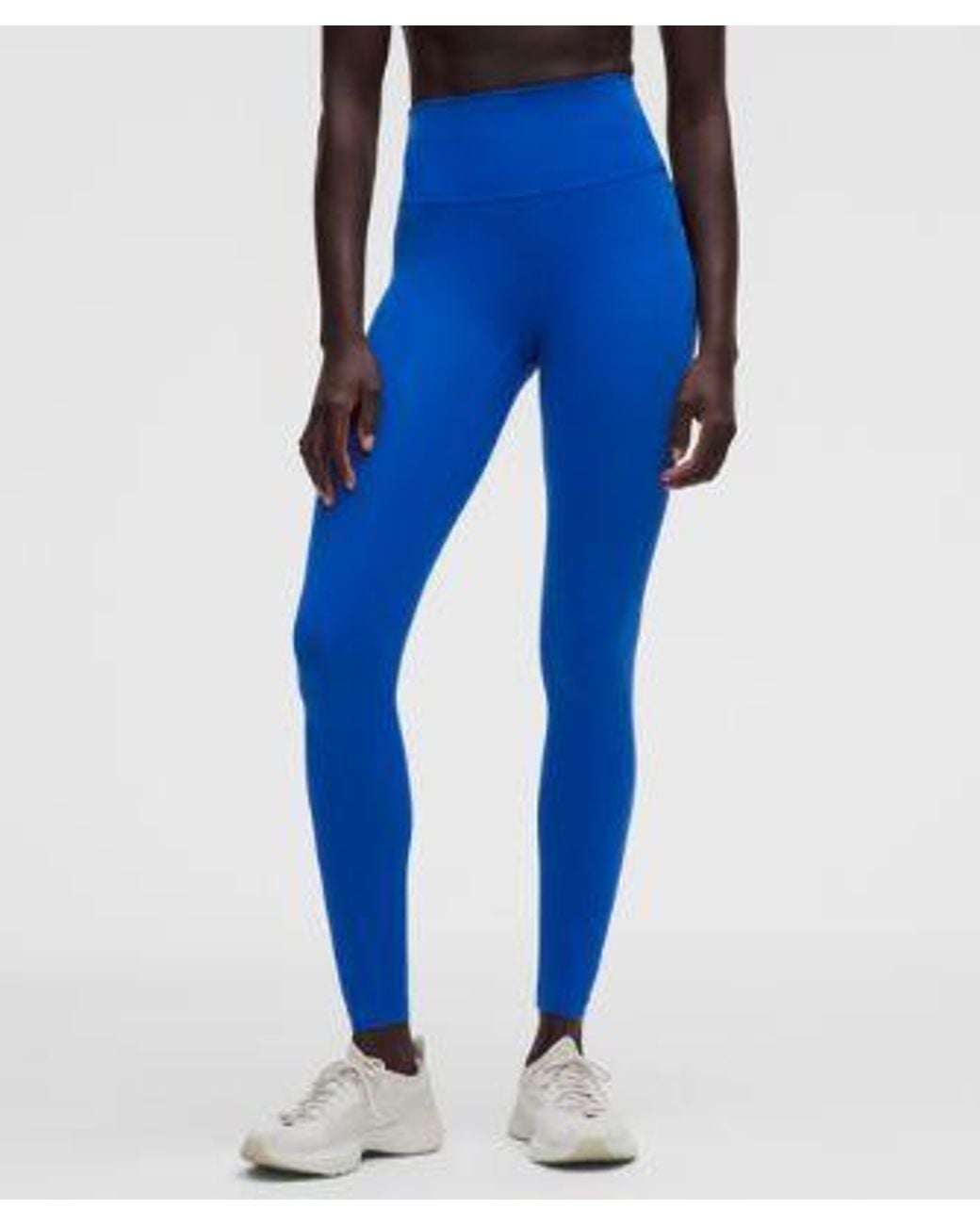 lululemon athletica Blue Wunder Train No Line High-Rise Tight 28"
