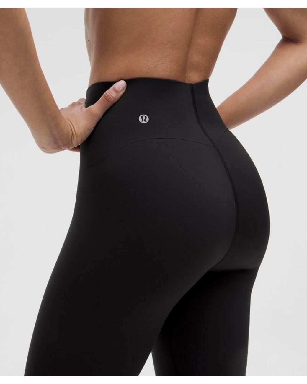 lululemon athletica Black Glow Up Super-High-Rise Tight 25"