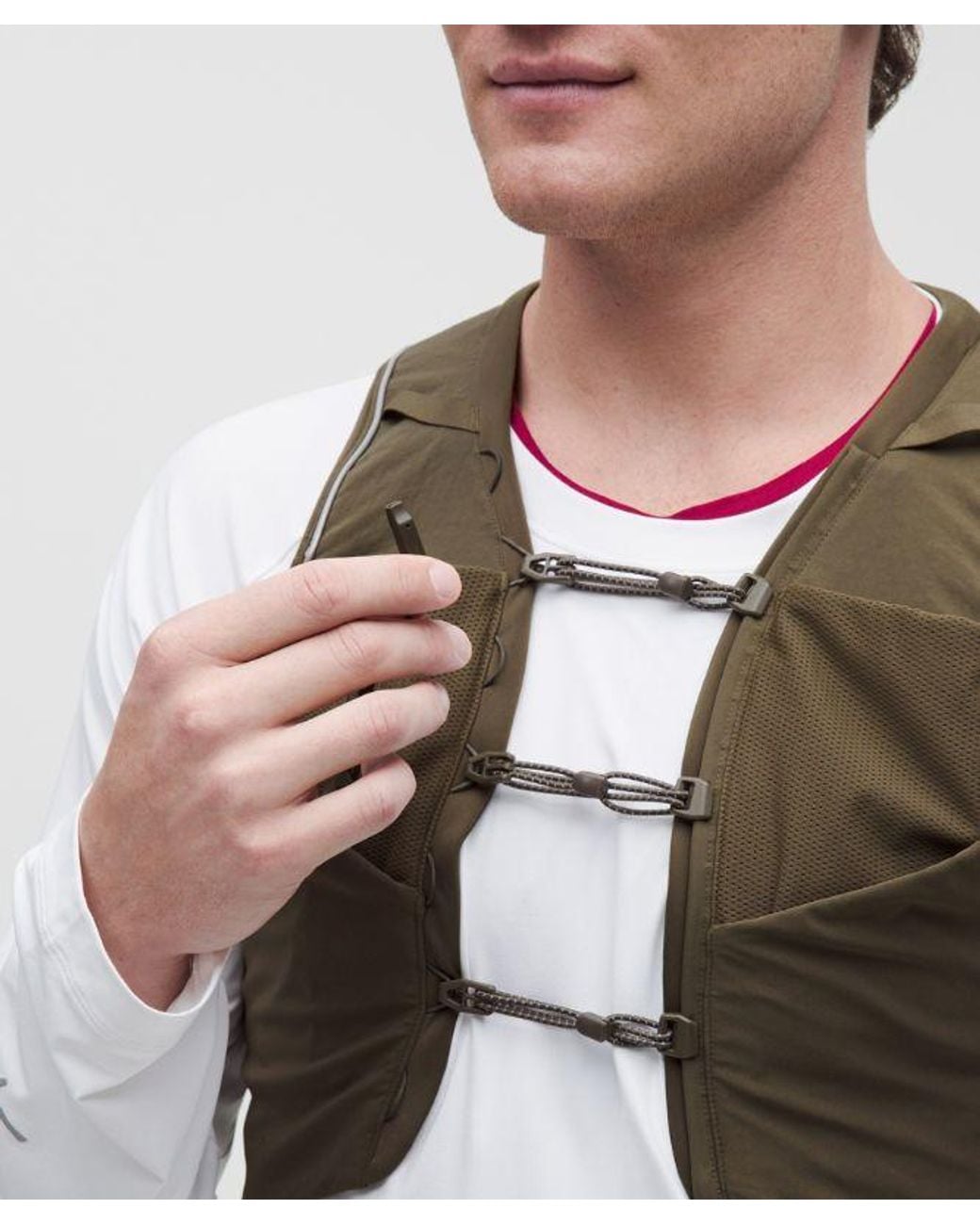 lululemon athletica White – X Geoff Mcfetridge Fast And Free Trail Running Vest – – Size Medium/Large for men