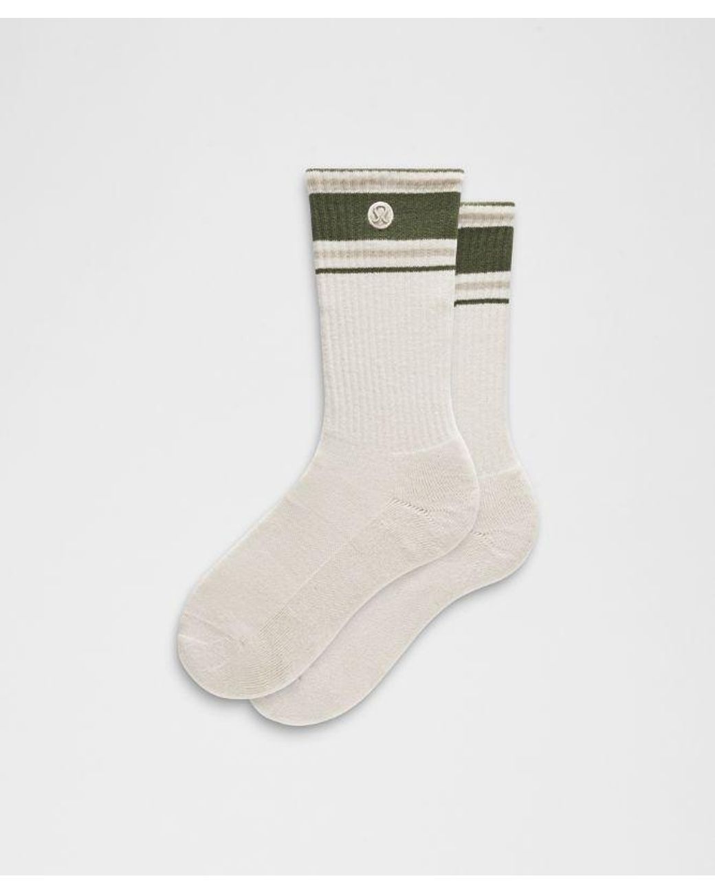 lululemon athletica White Daily Essential Crew Socks