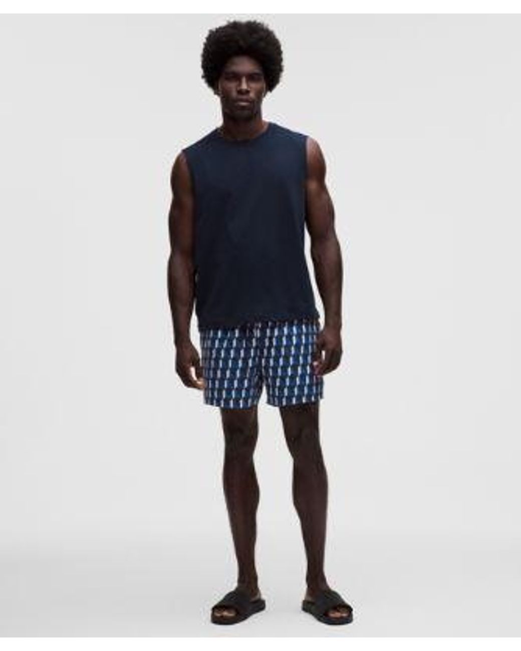 lululemon athletica Blue Swim Short 5" for men