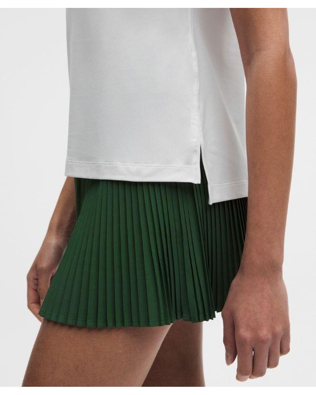 lululemon athletica Quick-dry Short-sleeve Polo Shirt - Color White - Size 14