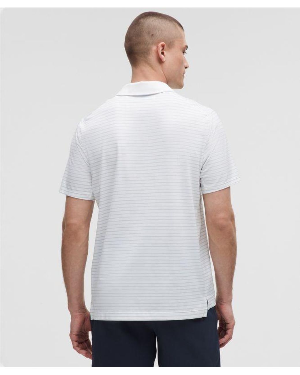 lululemon athletica White – Logo Sport Polo Short-Sleeve Fit – – Size Small for men