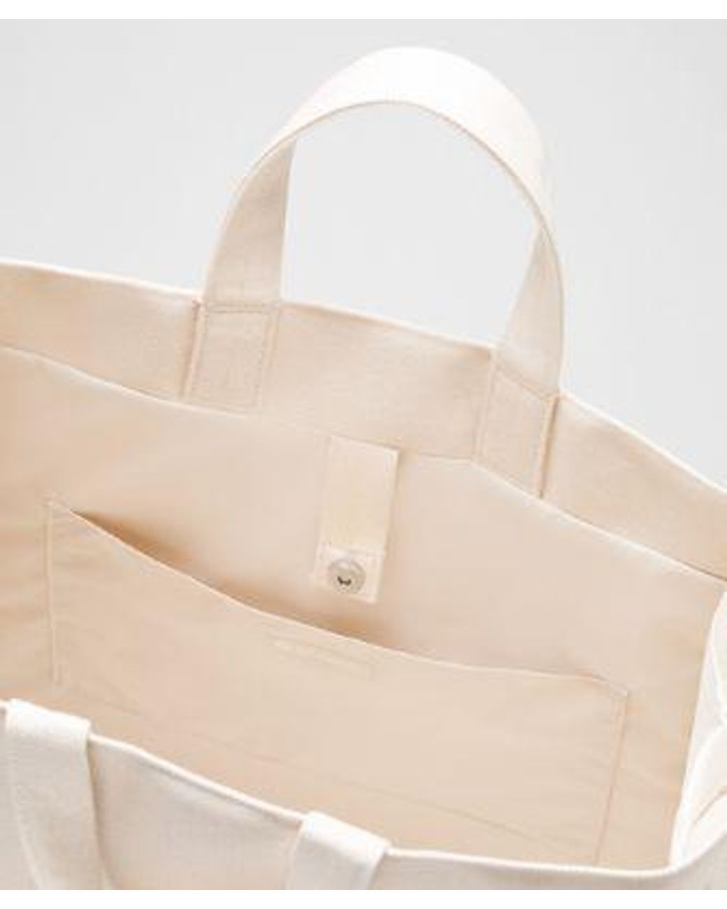lululemon athletica White – Canvas Market Tote Bag 19L –