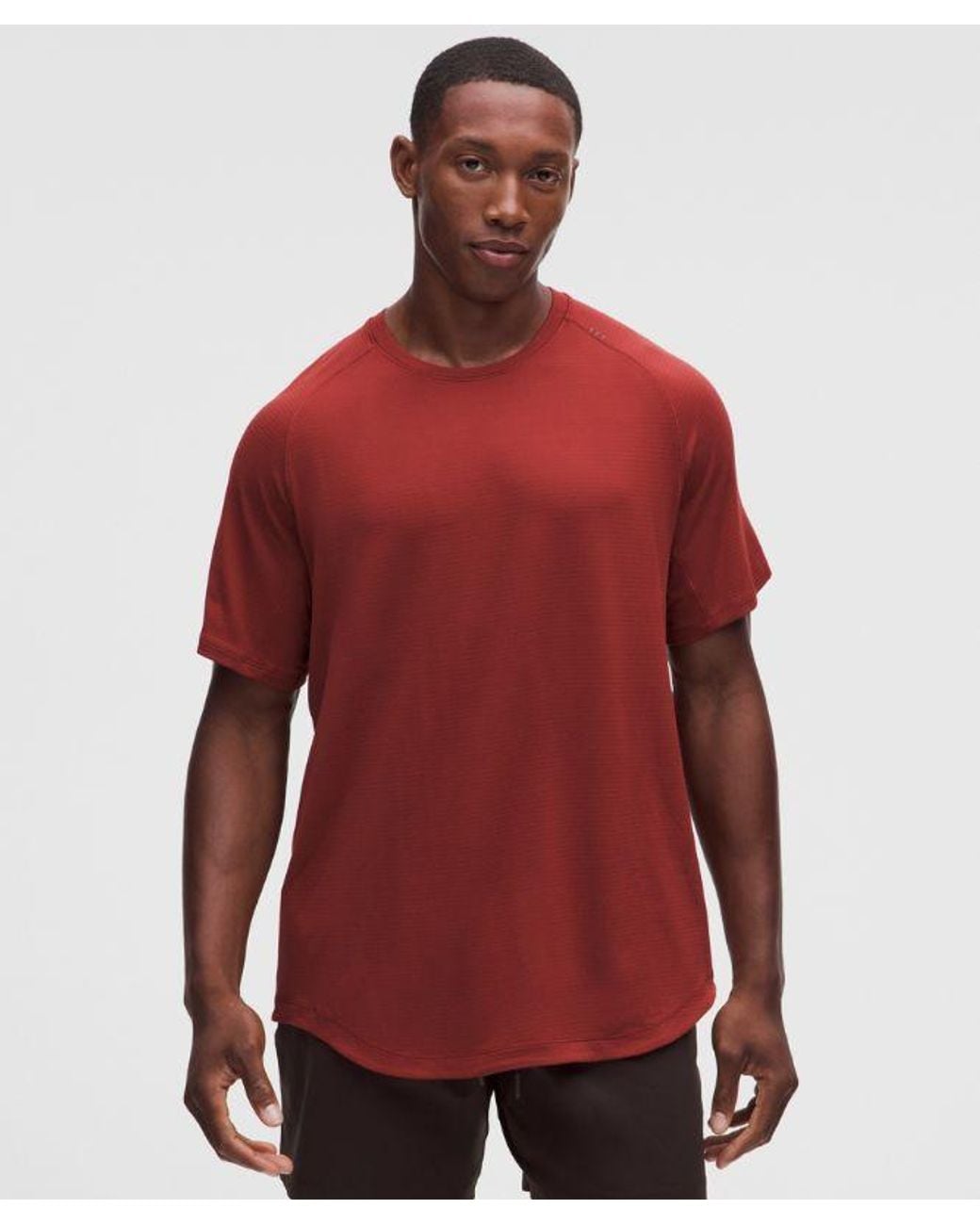 lululemon athletica Red License To Train Short-Sleeve Shirt for men