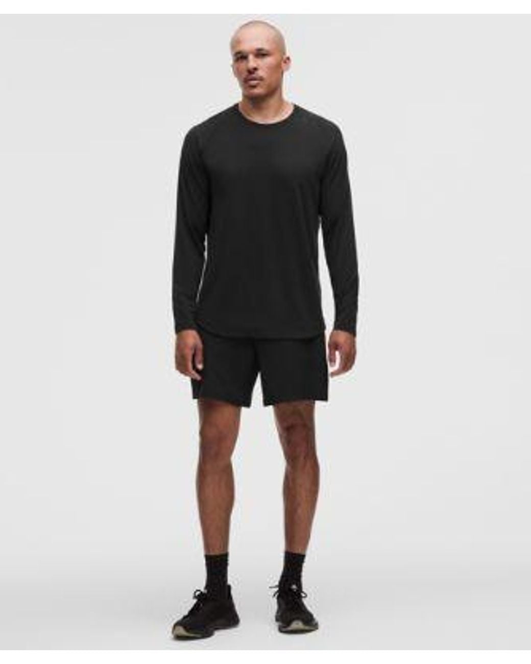 lululemon athletica Black License To Train Long-Sleeve Shirt for men