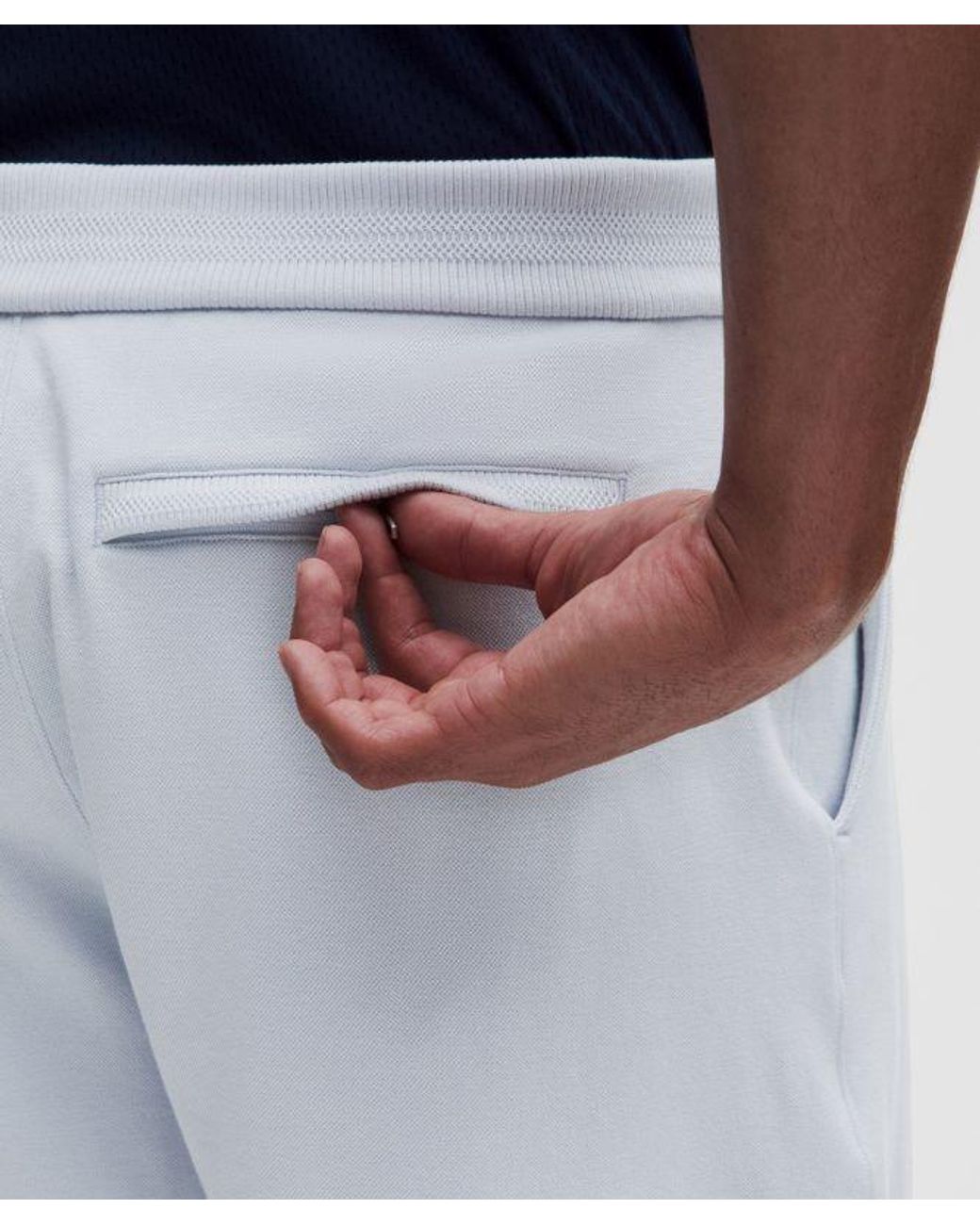lululemon athletica Blue – Pique Performer Relaxed Shorts – 7" – – Size Large for men