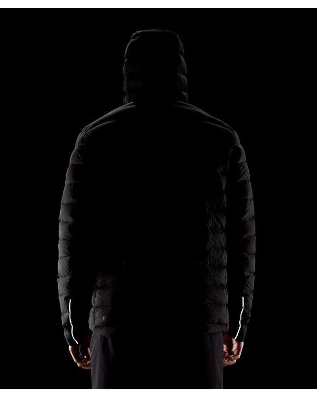lululemon athletica Black – Navigation Stretch Down Hoodie – – Size Large for men
