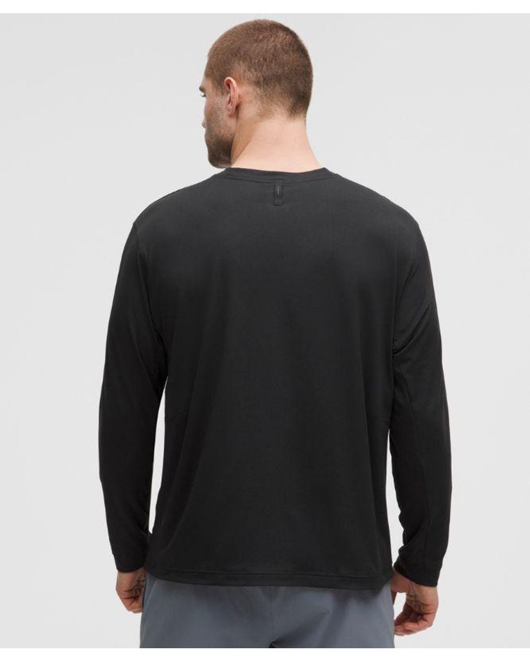 lululemon athletica Black – Easyset Training Long-Sleeve Shirt – – Size Large for men