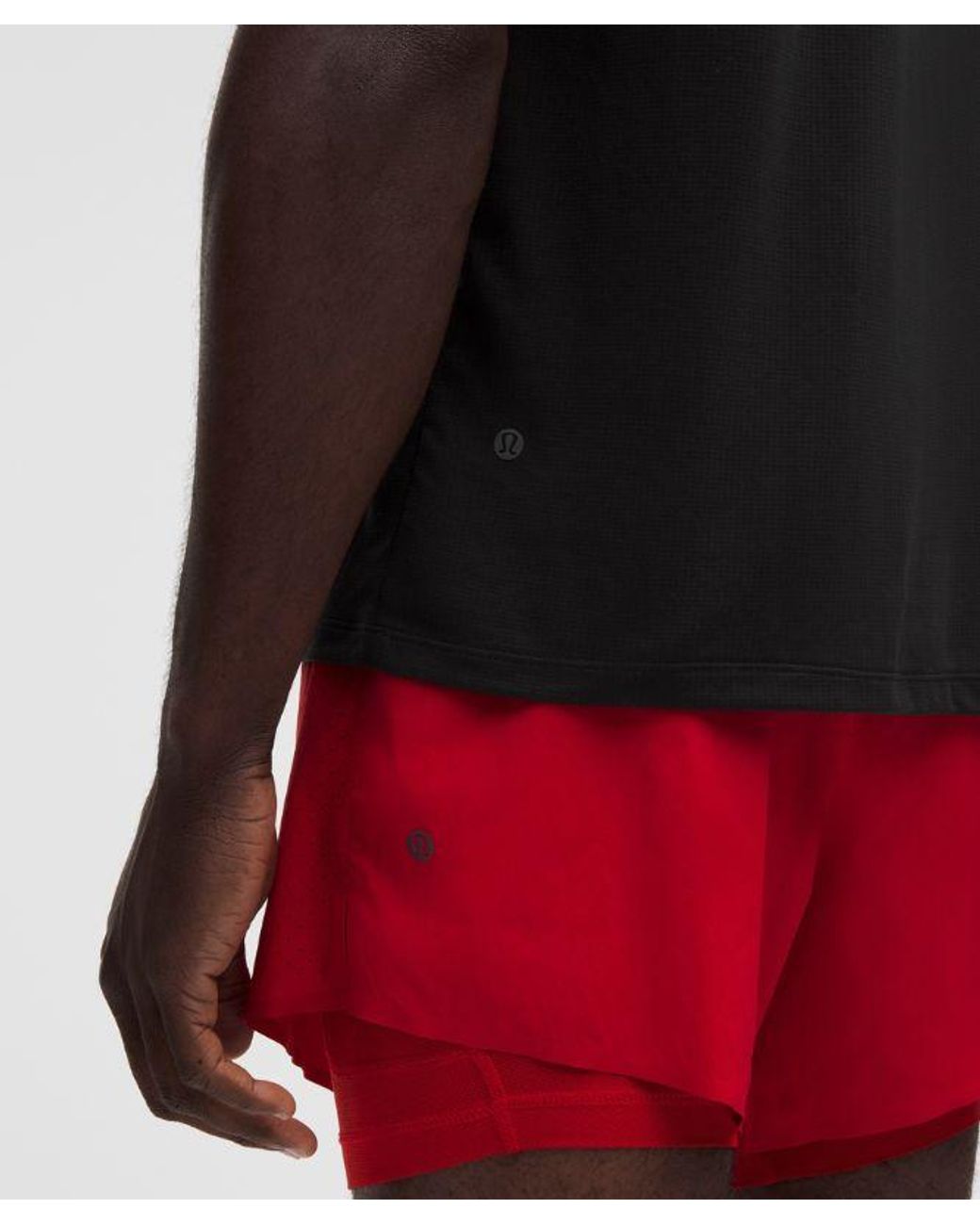 lululemon athletica Black – Mile Maker Short-Sleeve T-Shirt – – for men