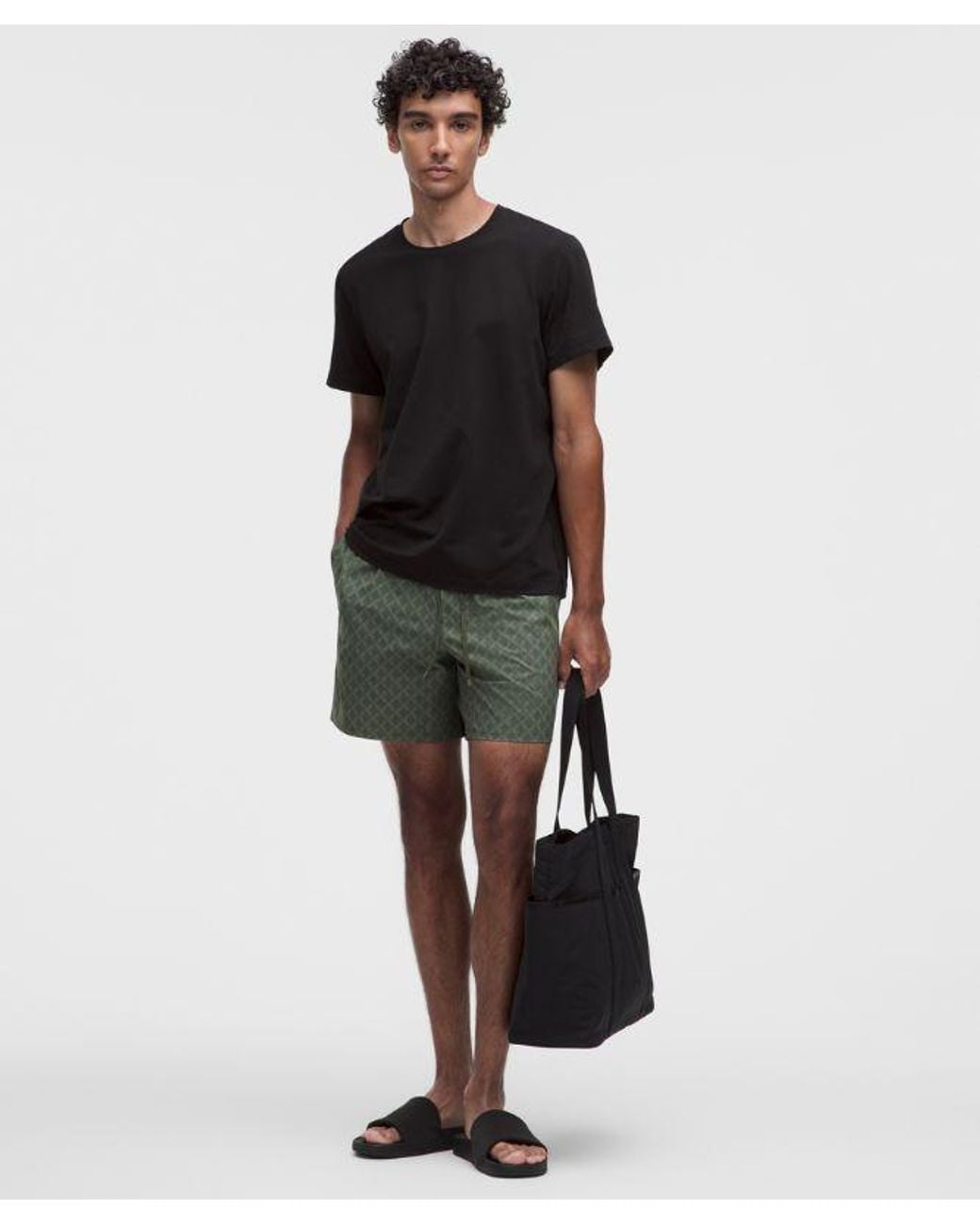 lululemon athletica Black Swim Short 7" for men