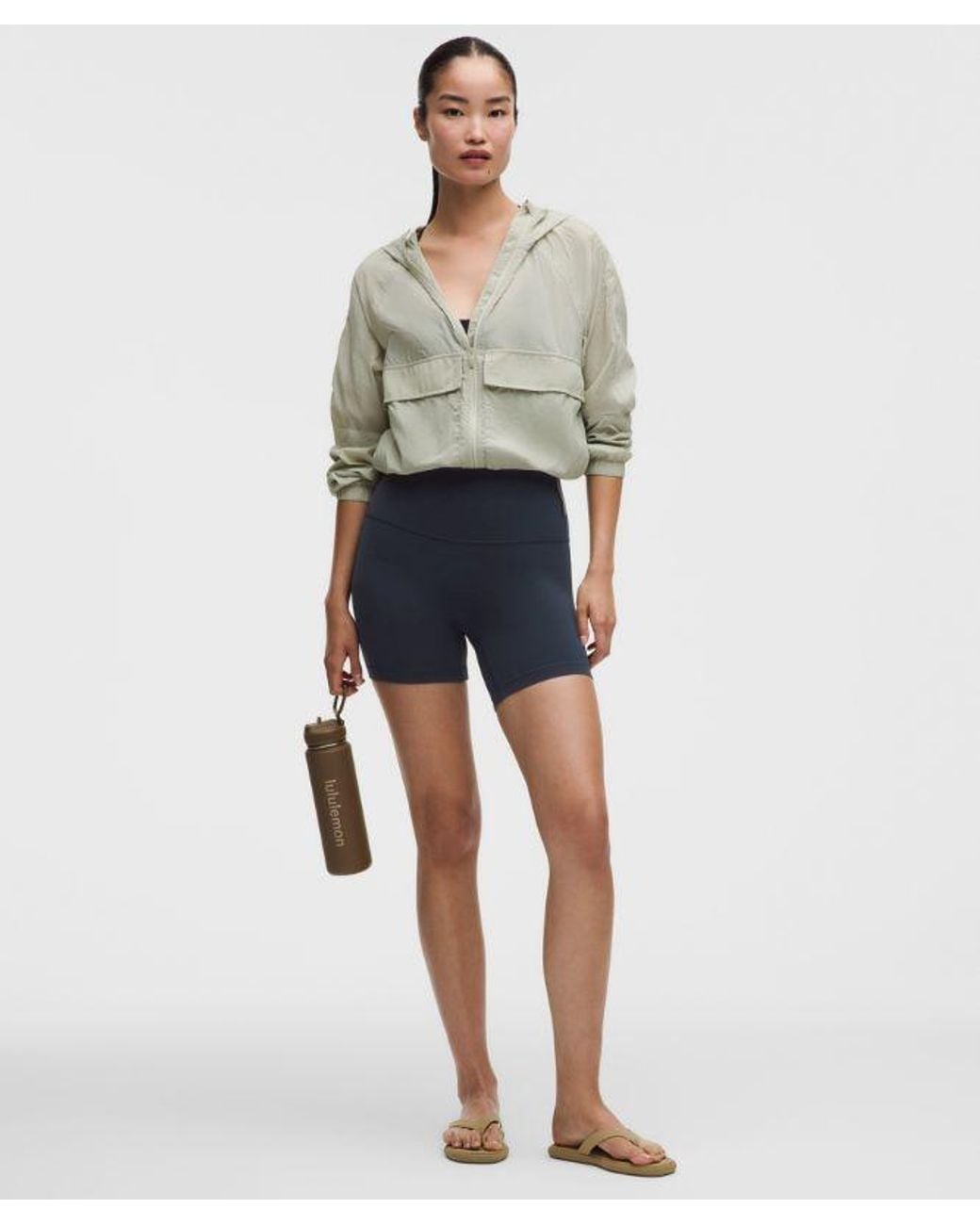 lululemon athletica Blue Align No Line High-Rise Short 6"