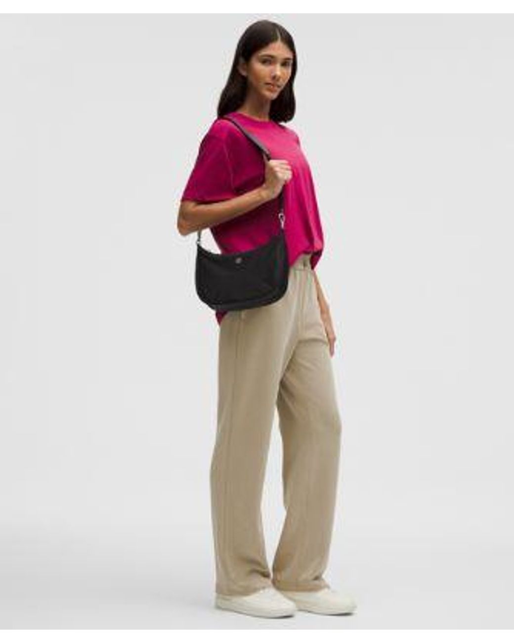 lululemon athletica Black Adjustable Mini Shoulder Bag 3L