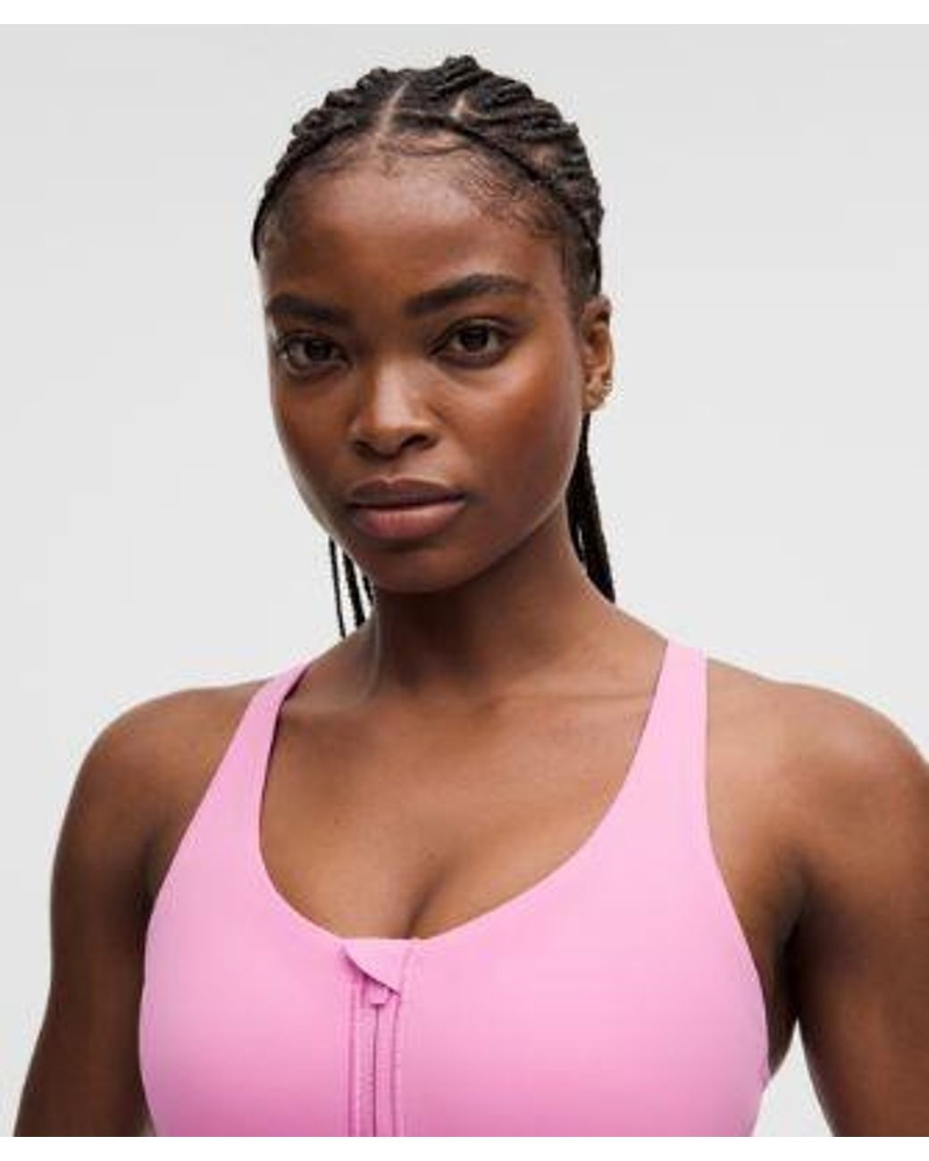 lululemon athletica Pink Energy Zip-Front Bra