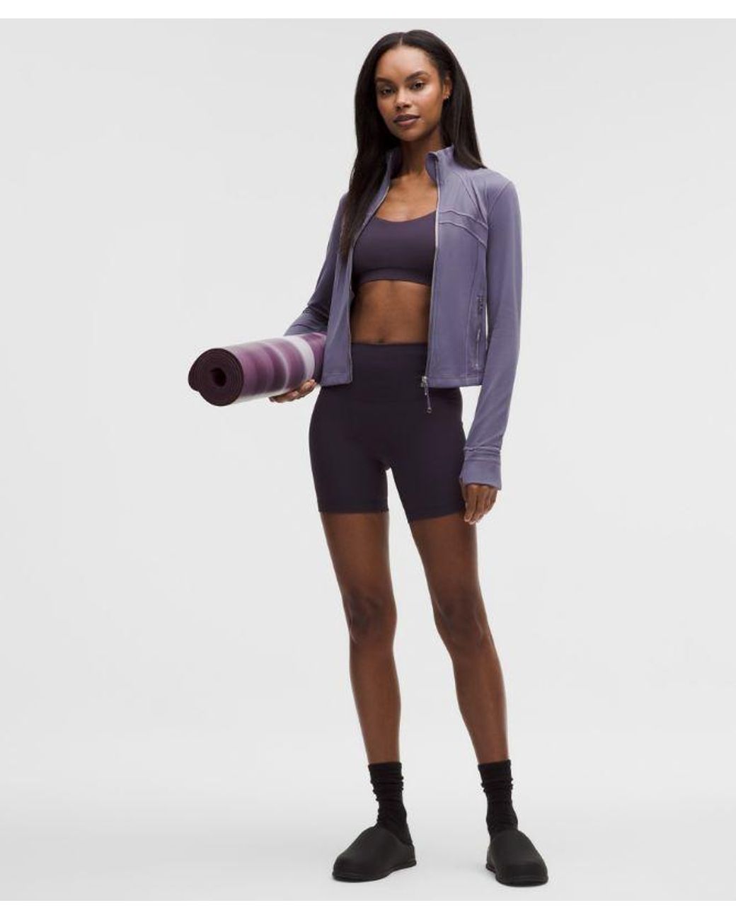 lululemon athletica Purple Define Cropped Jacket