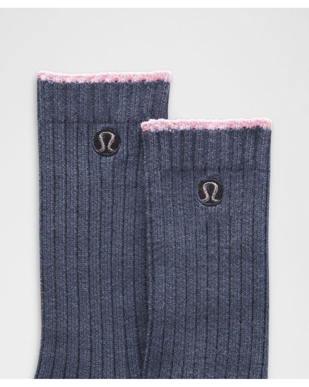lululemon athletica Blue Ragg Socks