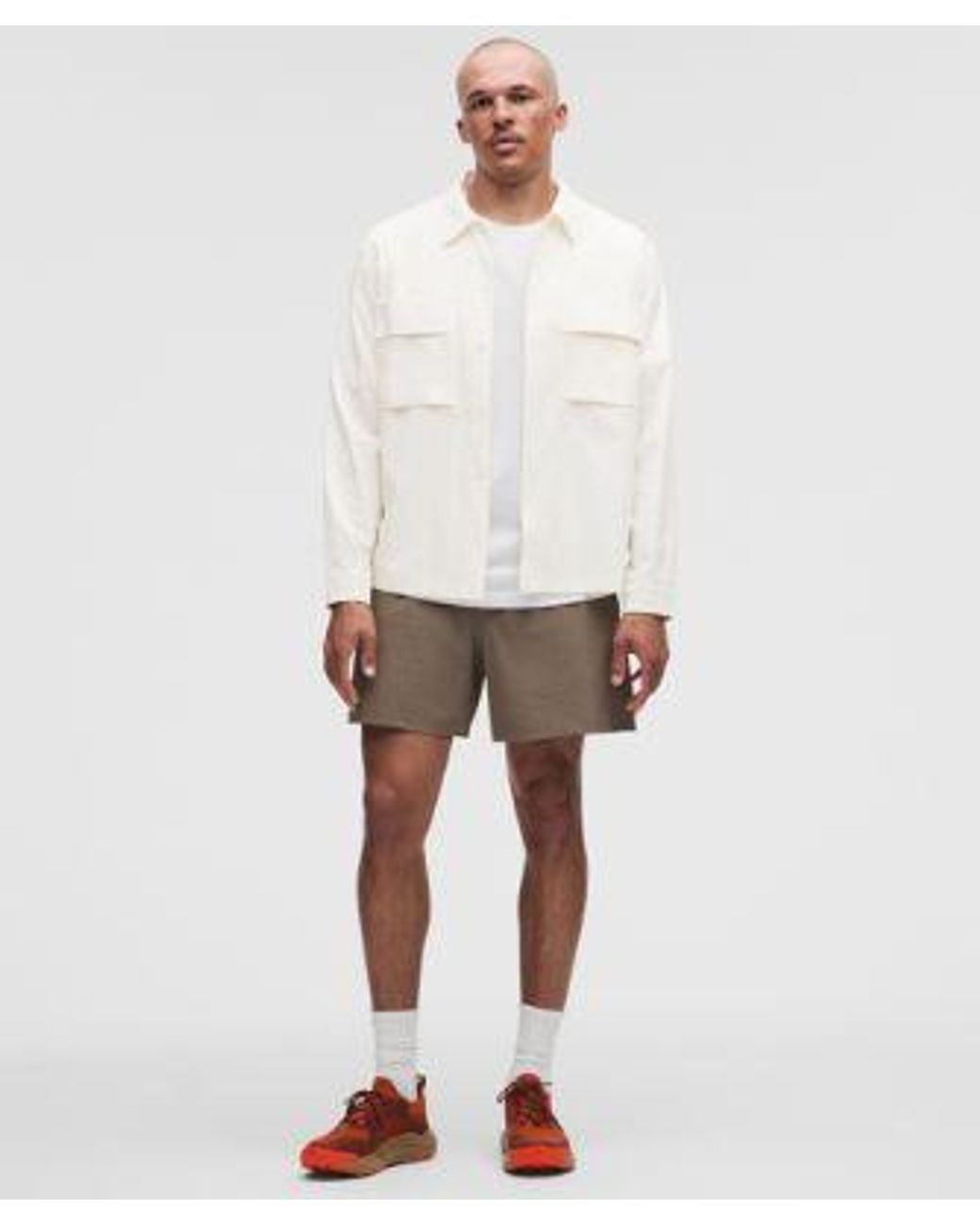 lululemon athletica White Unshaken Long-Sleeve Collared Shirt for men