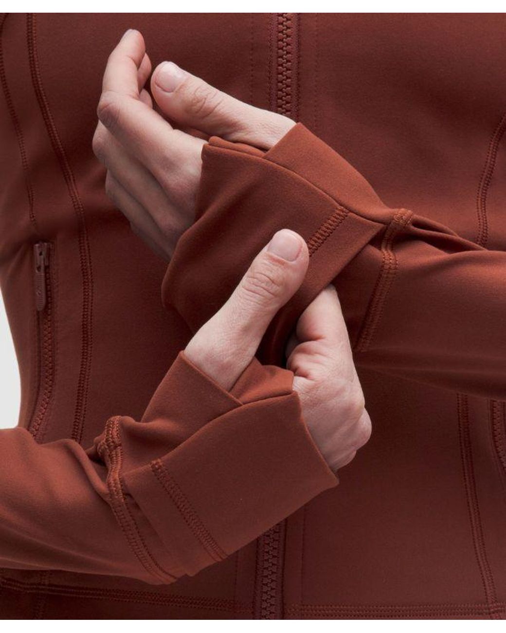 lululemon athletica Red – Define Cropped Jacket Nulu – – Size 18