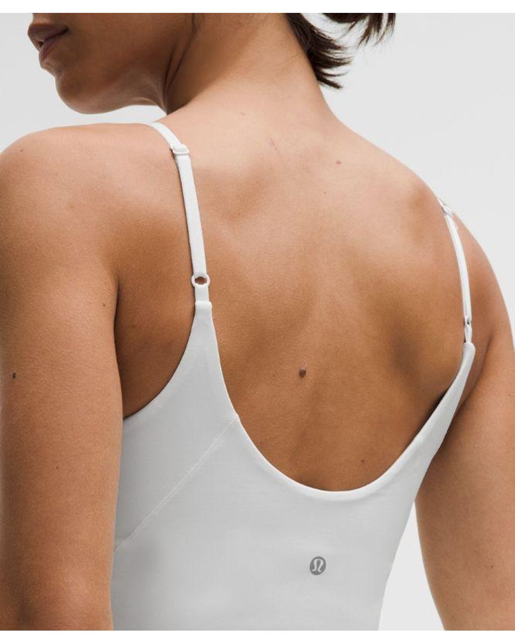 lululemon athletica White Align Waist-Length Cami Tank Top