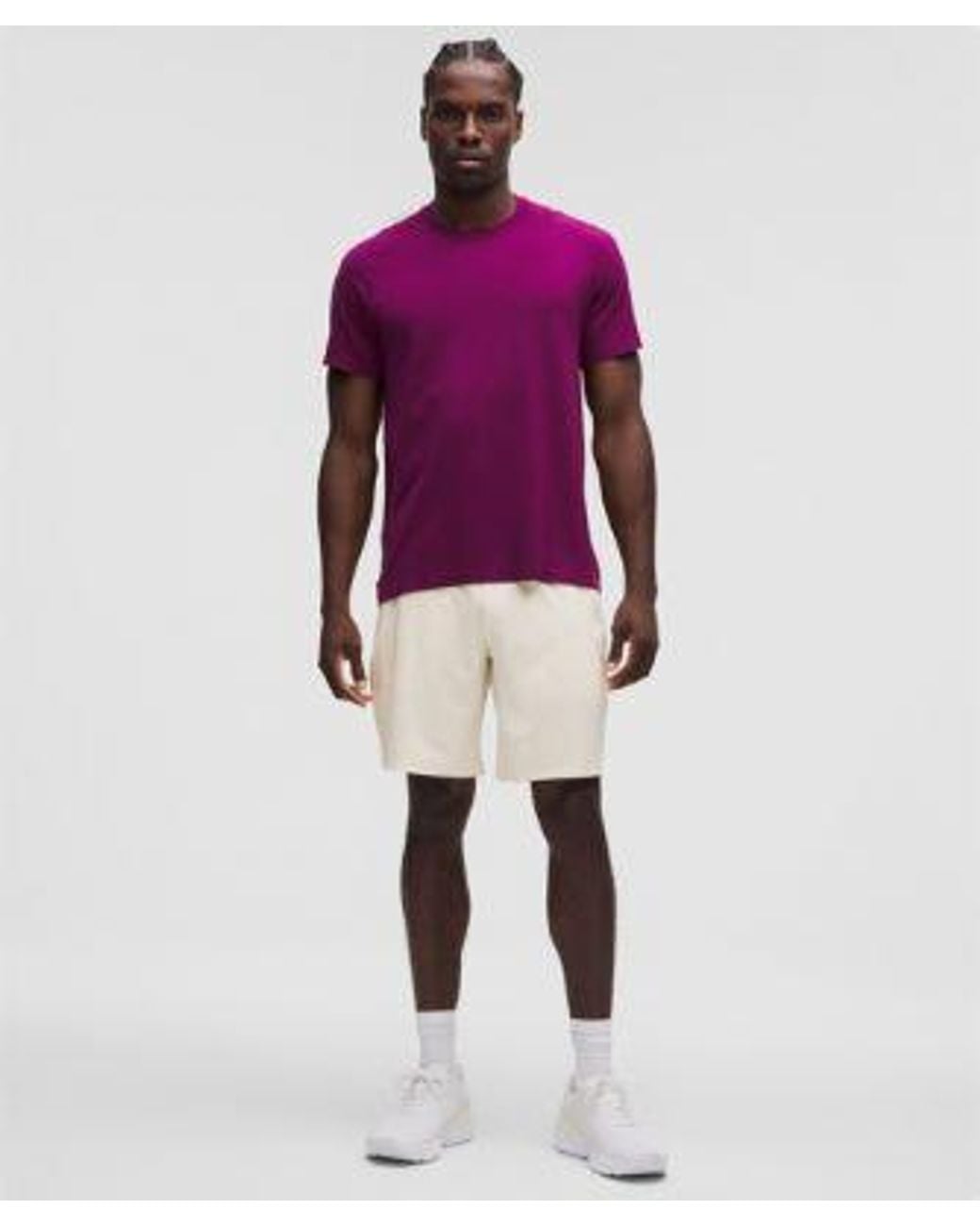 lululemon athletica White – Pace Breaker Linerless Shorts – 9" – – for men