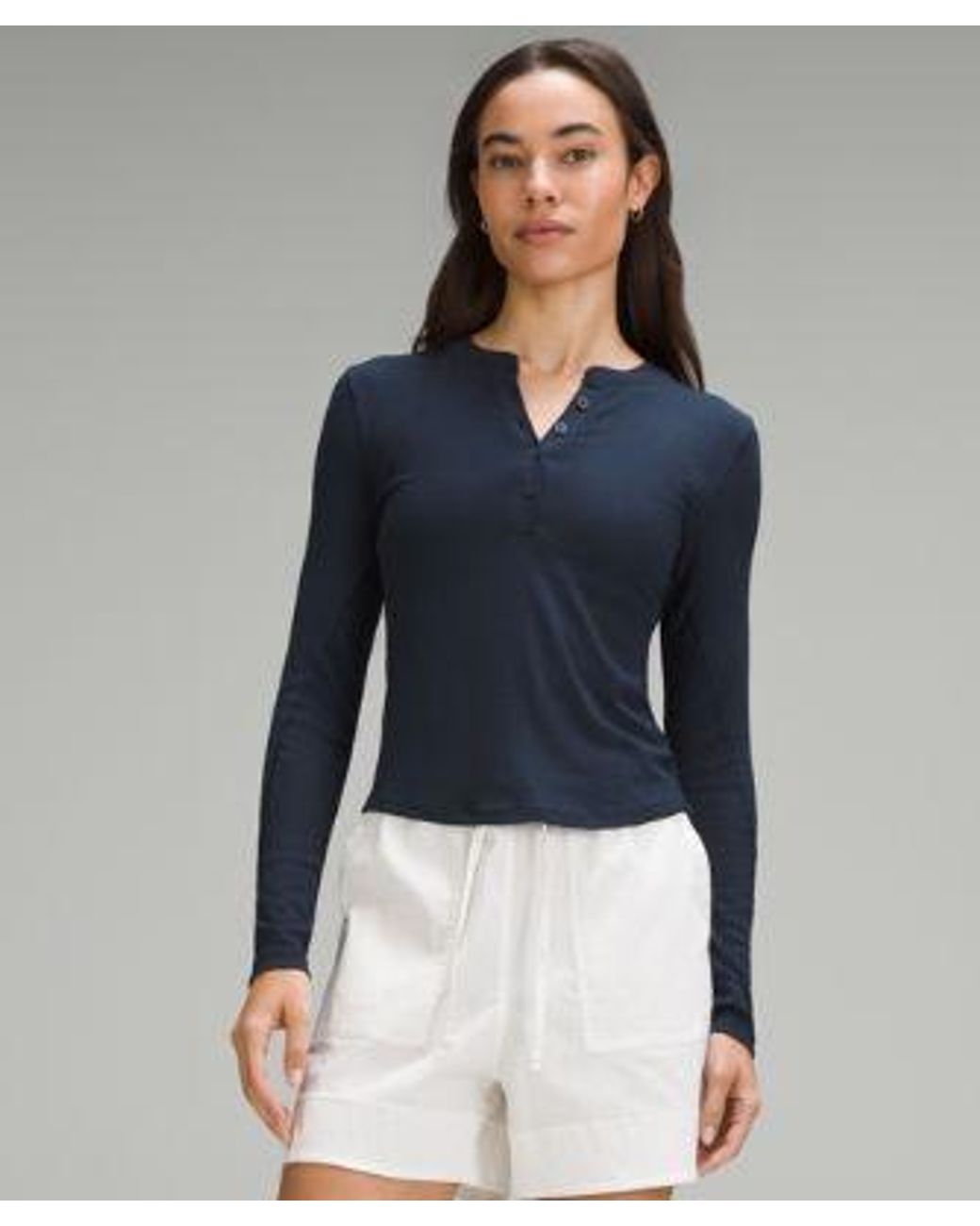 lululemon athletica Blue Hold Tight Long-Sleeve Henley