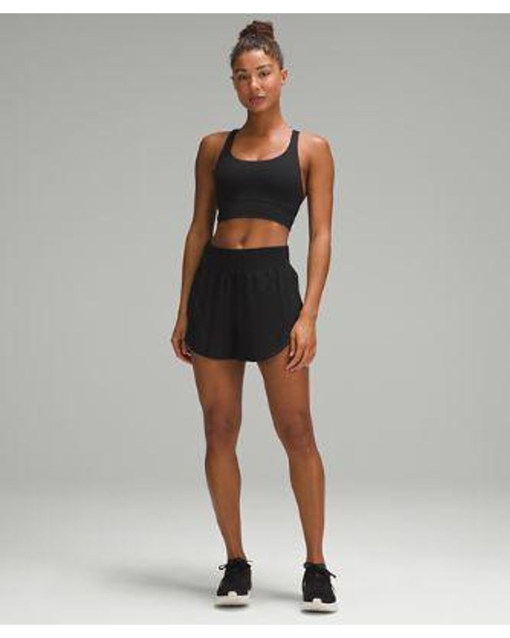 lululemon athletica Fast And Free Reflective High-rise Classic-fit Shorts - 3" - Color Black - Size 0
