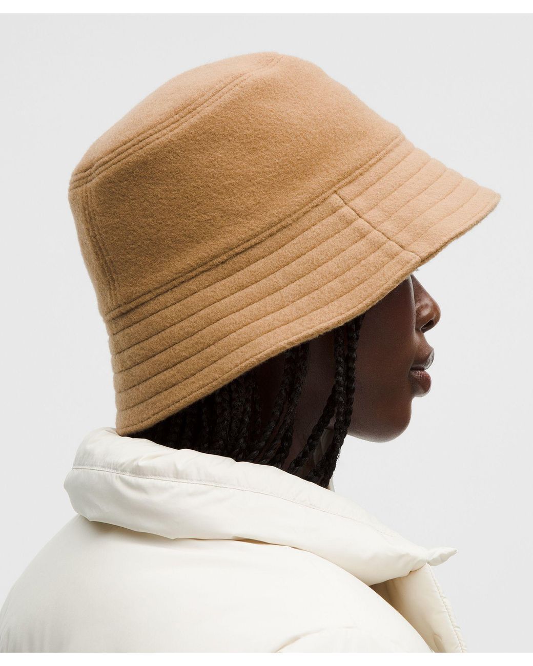 lululemon Satin-Lined Wool Bucket Hat in Natural | Lyst display picture 2