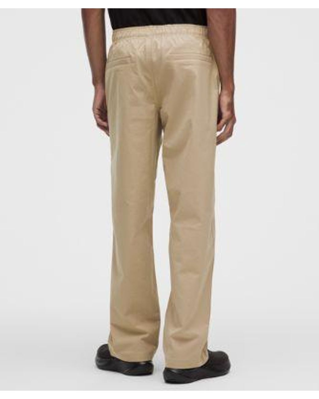 lululemon athletica Black – Smooth Track Pants Regular – Color Khaki – Size Large for men