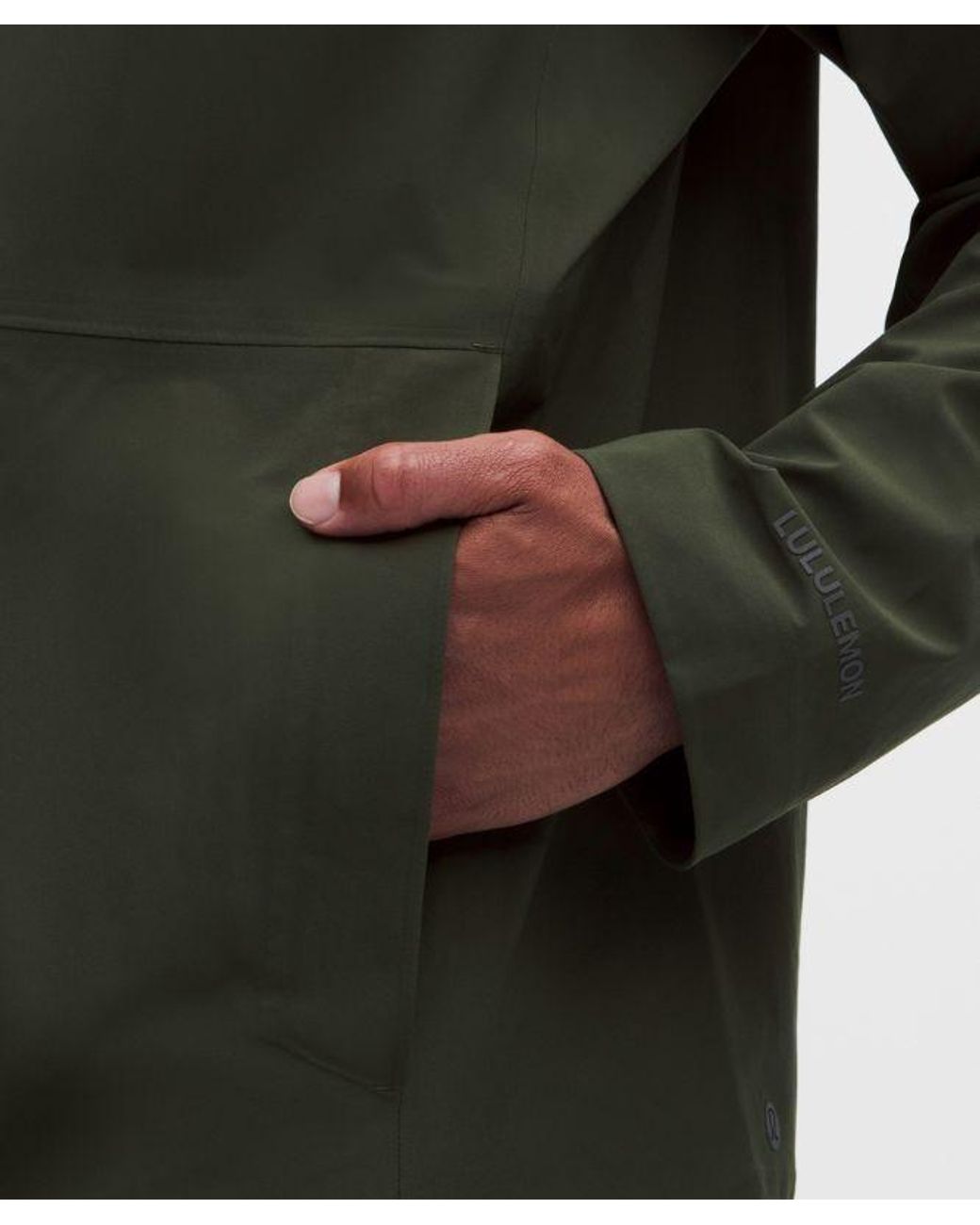 lululemon athletica Green Stretch Glyde Waterproof Jacket for men