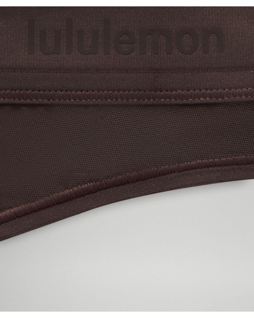 lululemon athletica Nulu Mesh Logo Dipped-waist Thong Underwear in Brown