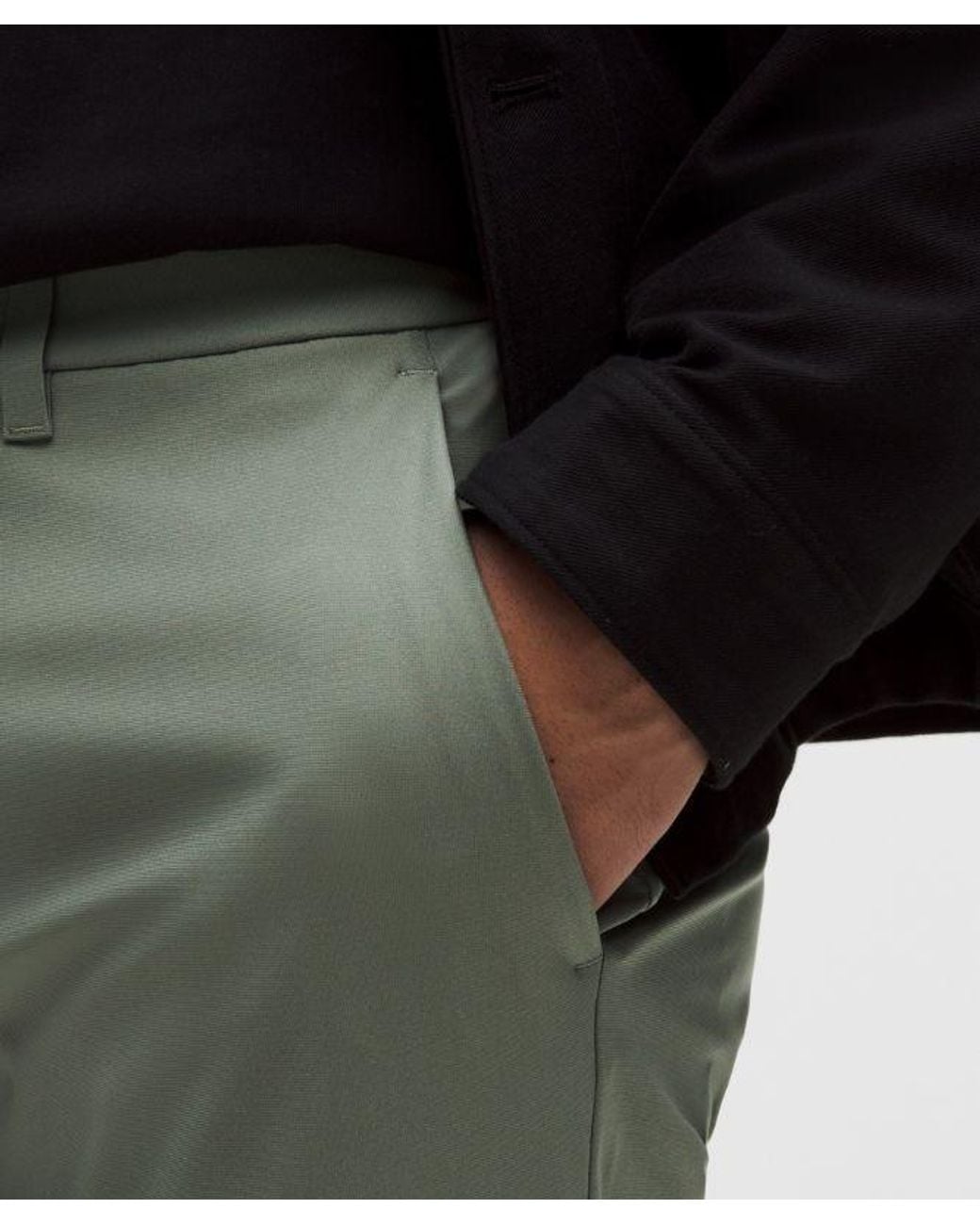 lululemon athletica Black Abc Classic-Fit Trouser 34L for men