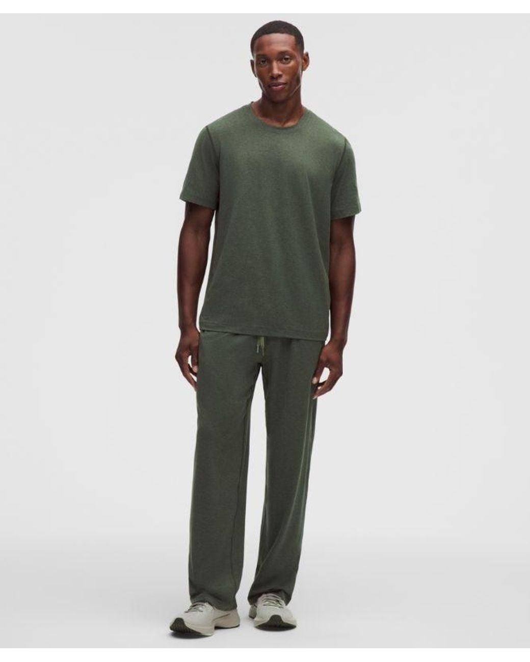 lululemon athletica Green Soft Jersey Short-Sleeve Shirt for men