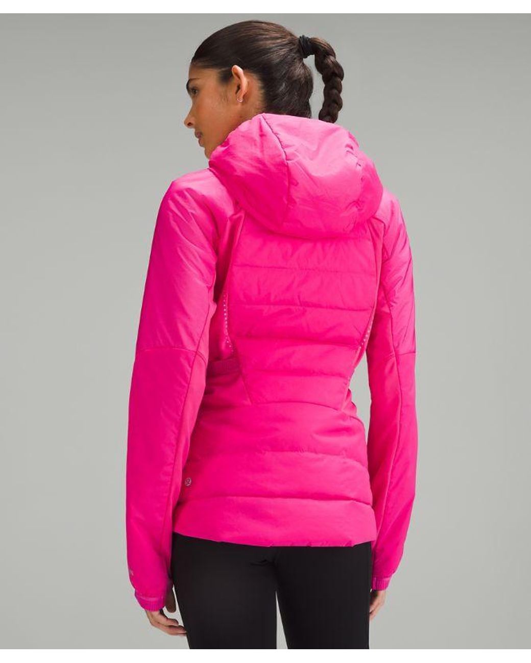 lululemon athletica Pink – Down For It All Jacket – /Neon – Size 12