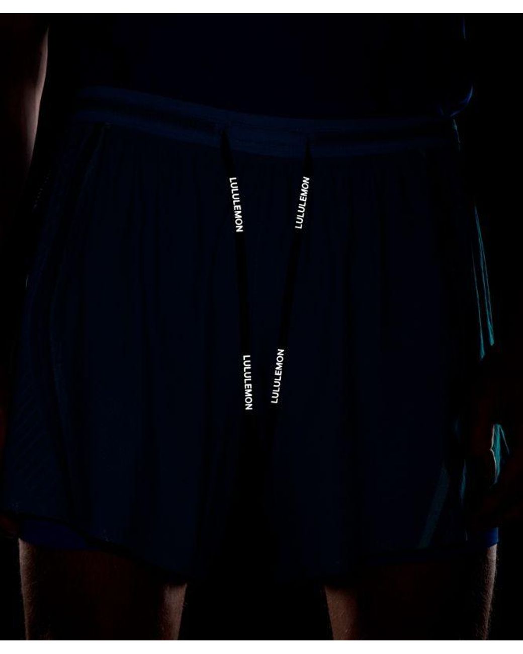 lululemon athletica Blue Fast And Free Airflow Running Short 6" for men