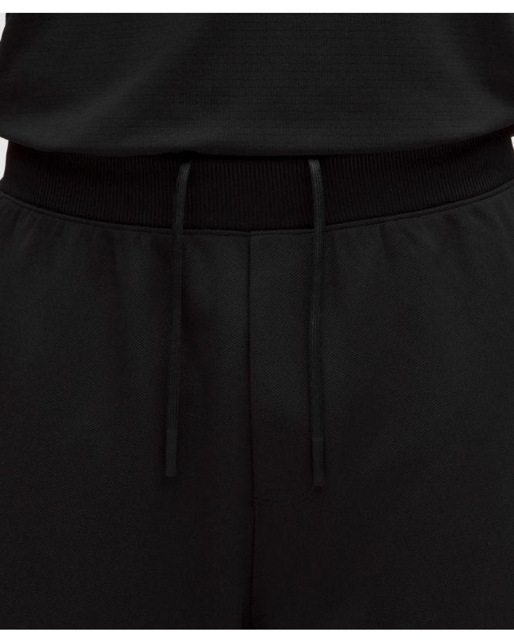 lululemon athletica Black Pique Relaxed-Fit Track Pant for men