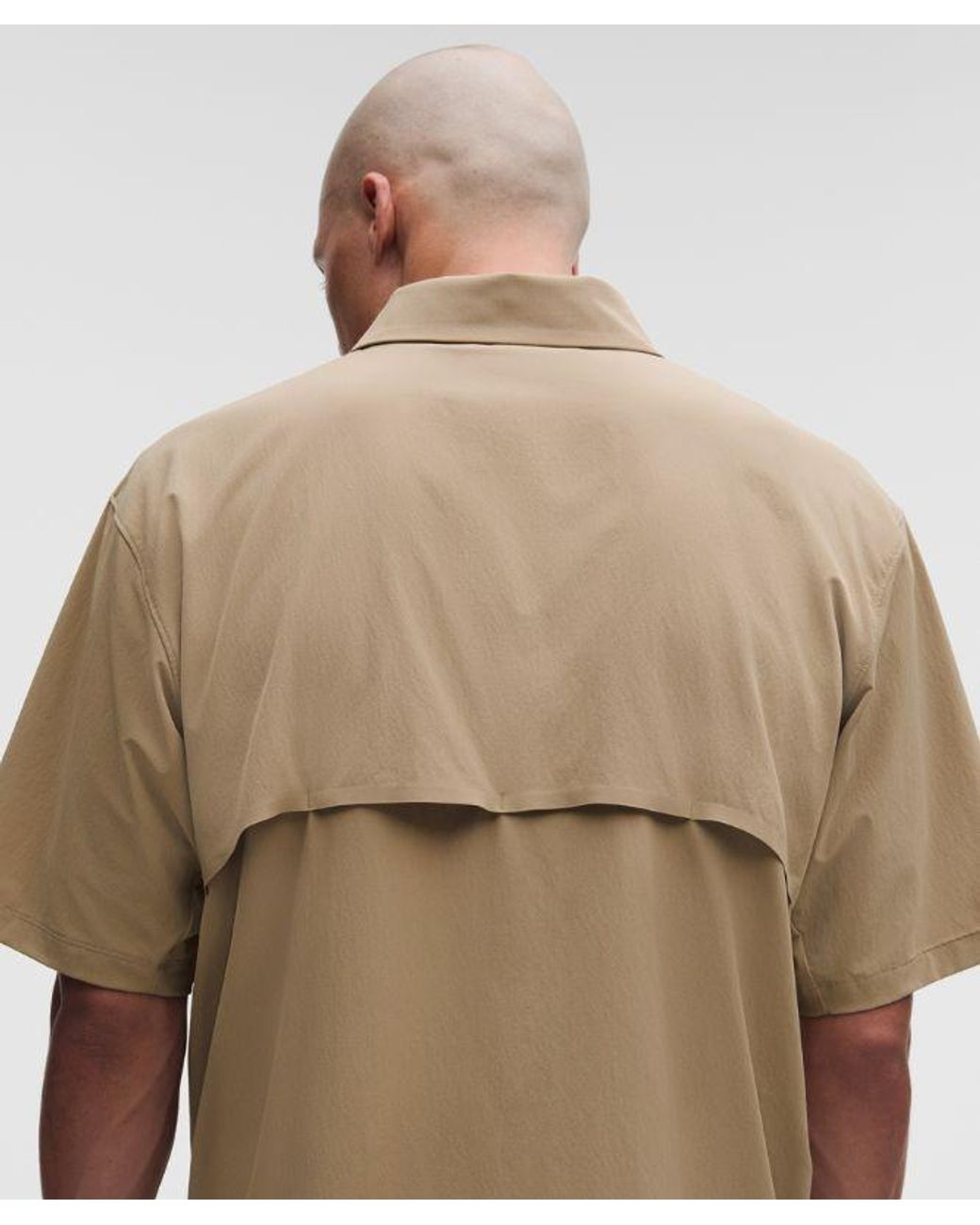 lululemon athletica Natural – Water-Repellent Golf Pullover – Color Khaki – Size Large for men