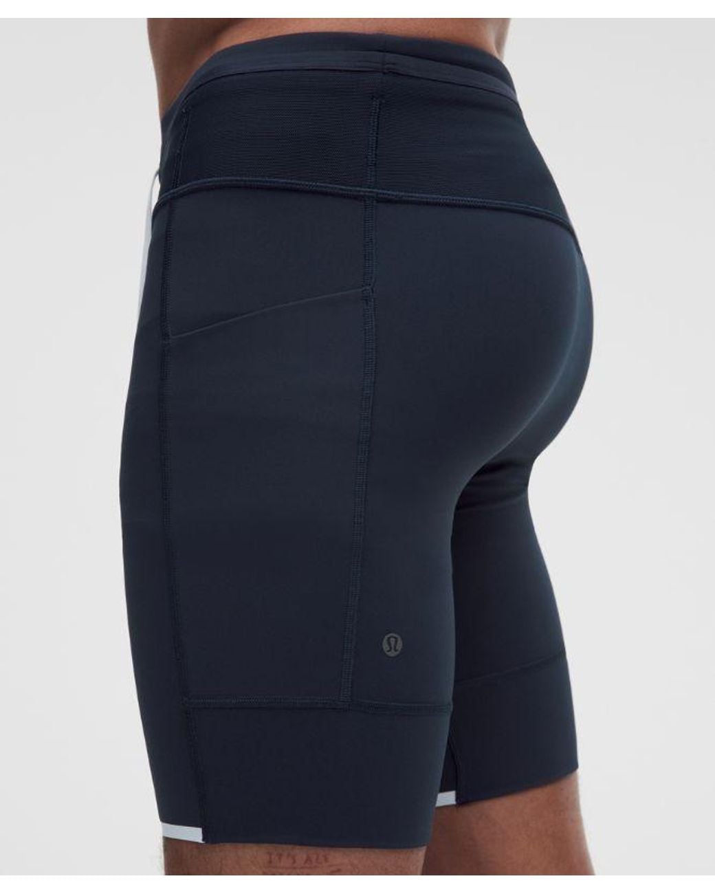 lululemon athletica Blue – Nulux Running Half Tight Shorts – 8" – – Size 6 for men