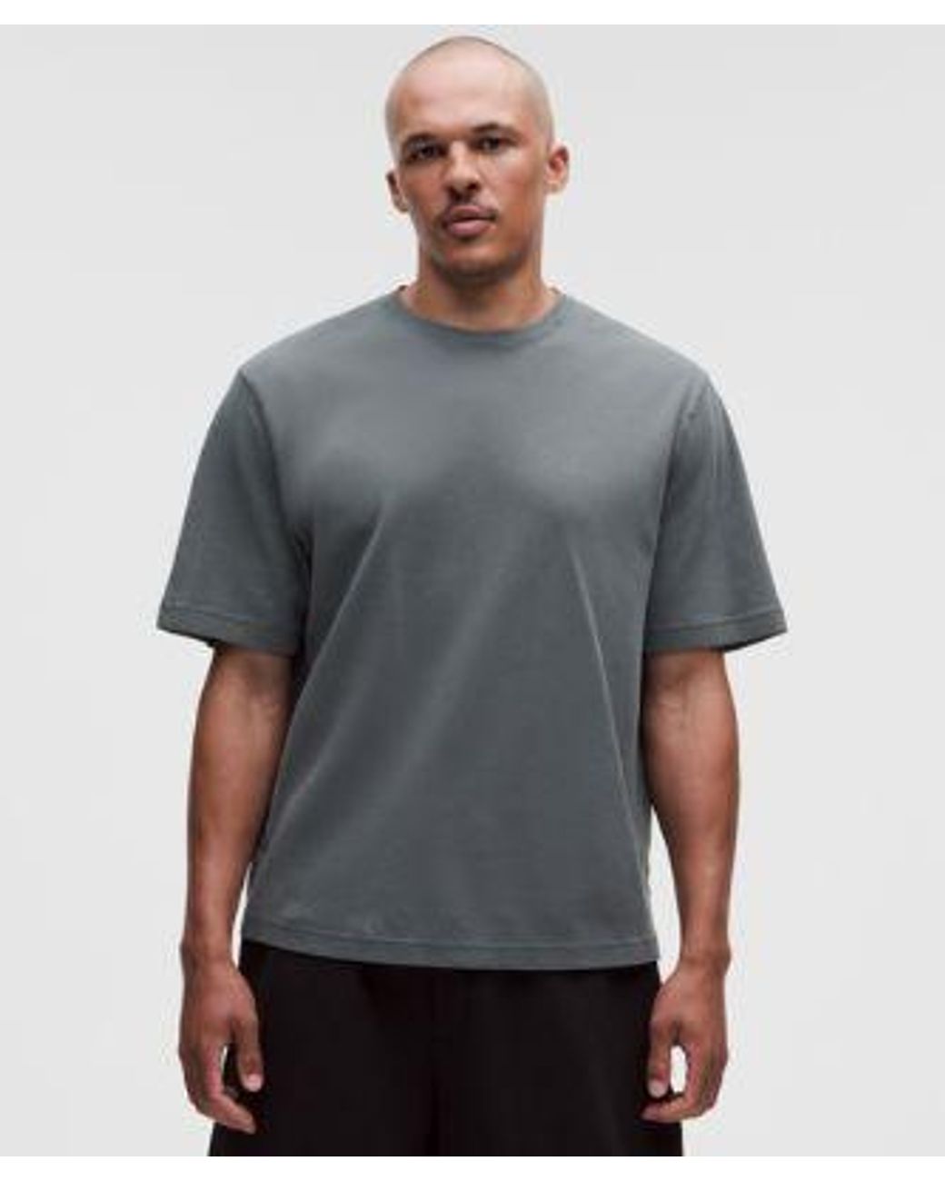 lululemon athletica Gray – Pique Performer Relaxed T-Shirt – – Size Large for men