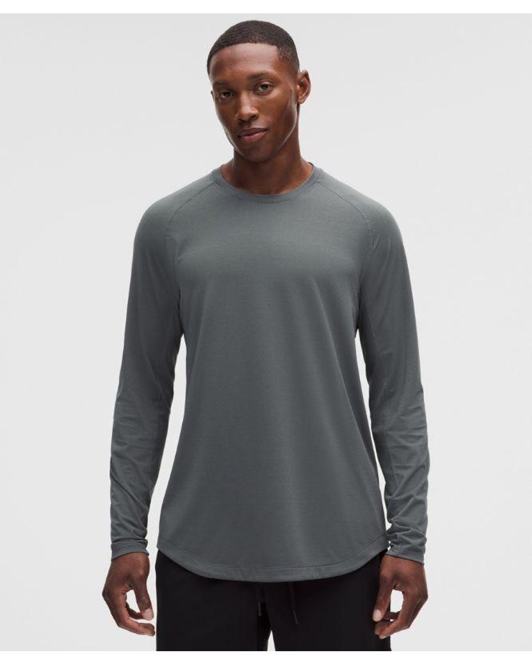 lululemon athletica Gray – License To Train Long-Sleeve Shirt – – Size Large for men