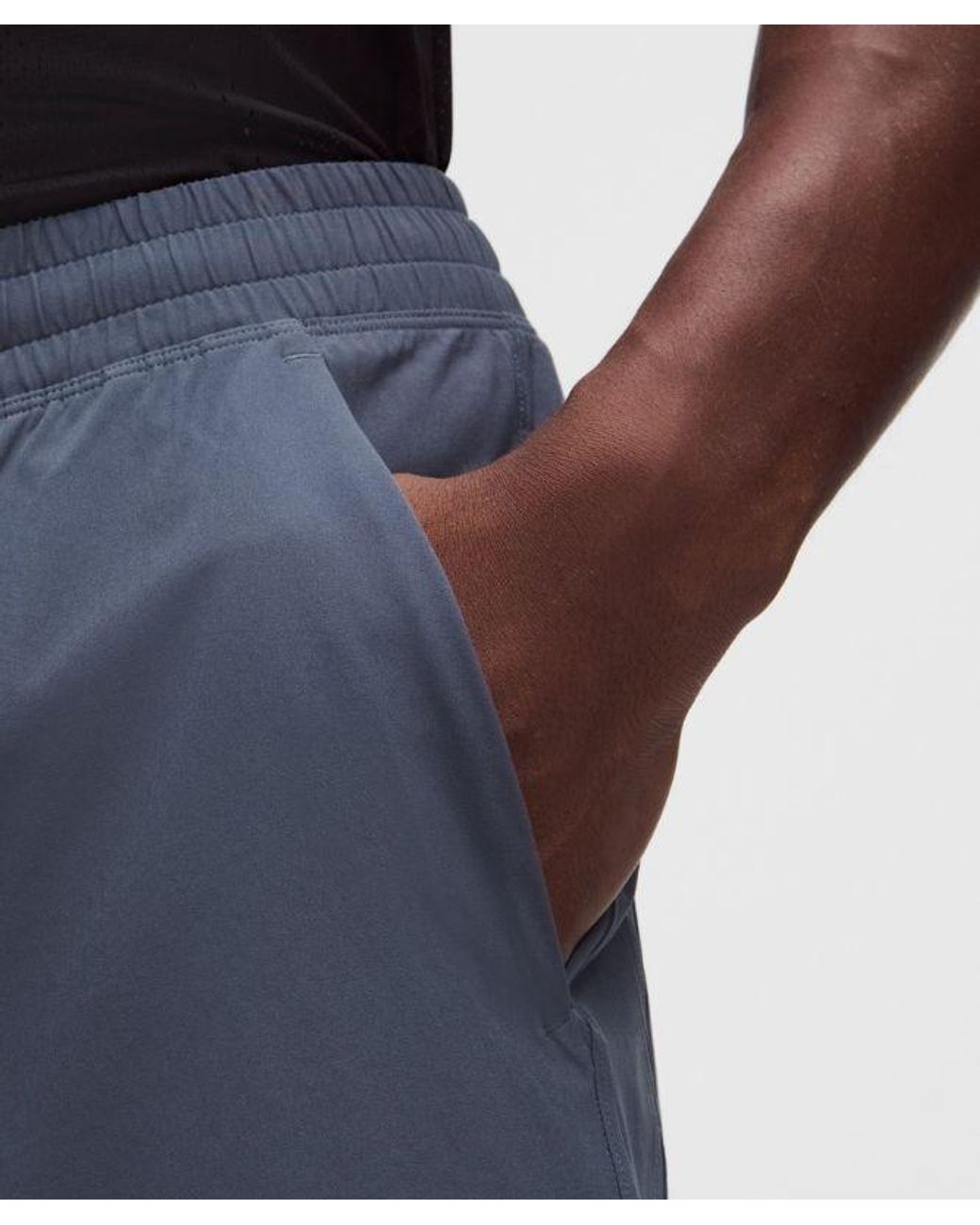 lululemon athletica Blue Pace Breaker Lined Short 5" for men