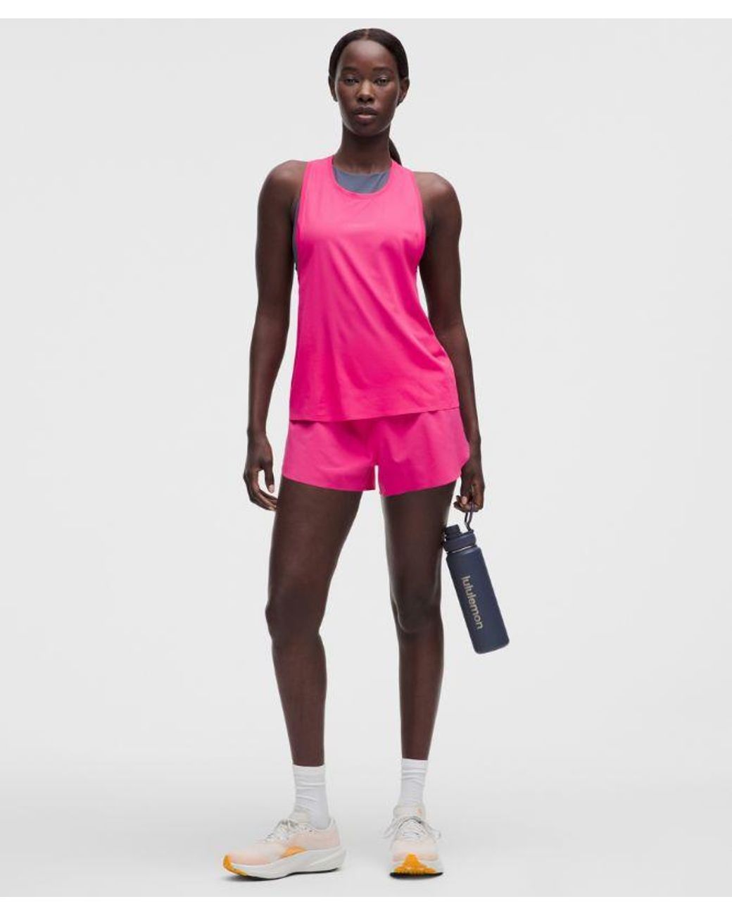 lululemon athletica Pink Fast And Free Singlet