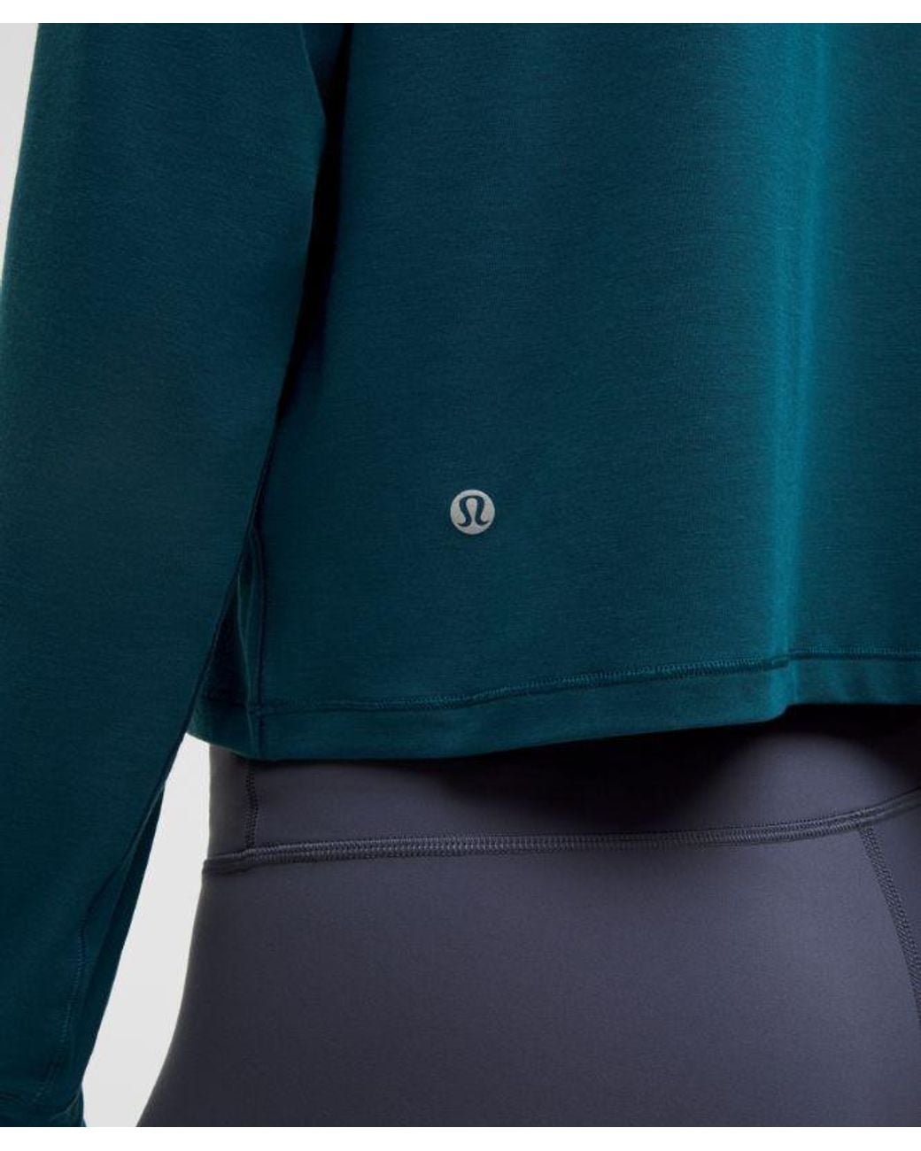 lululemon athletica Blue Jersey Training Long-Sleeve Shirt